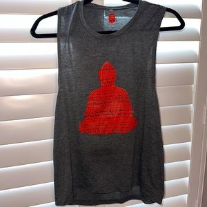Slightly Buddha Yoga top Size Small